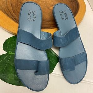Naturalizer Blue Wrap around Toe Sandals